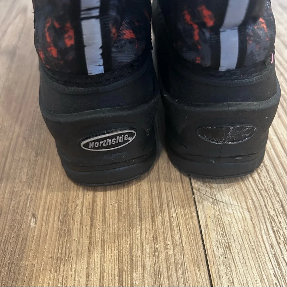 Northside Unisex Frosty Kids Orange/Black Winter Snow Boots